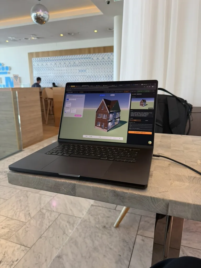 Configurator on laptop